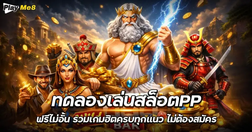 ทดลองเล่นสล็อตpp